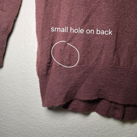 J.Crew Women’s XXS Burgundy & Lime 100% Cashmere Button Cardigan Sweater Bundle - Picture 10 of 16